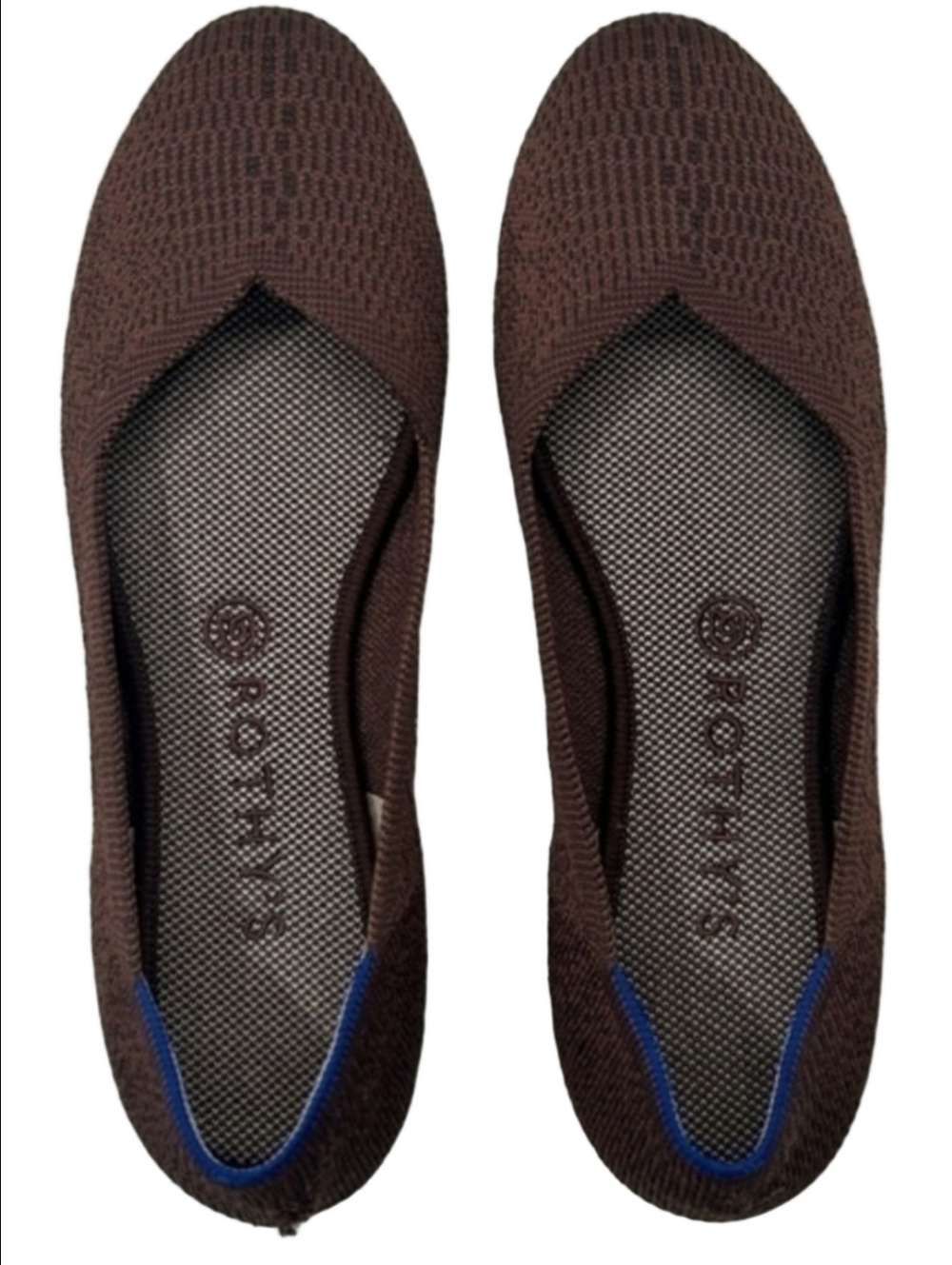 Rothy's Truffle Python Round Toe Flat Shoes Ballet Washable Knit Comfort Retired - Picture 3 of 7